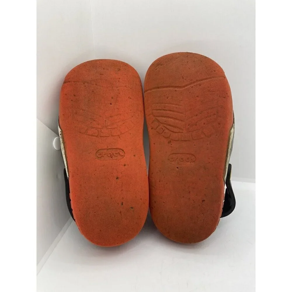 CROCS Disney CARS 3 Funlab Lights Light Up Red Clogs Toddler Size C 3 **FLAW**